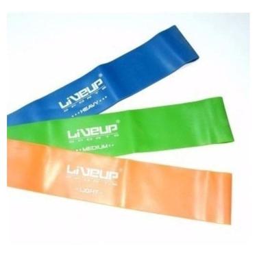Imagem de Kit 3 Mini Bands Faixas Elásticastipo Thera Band Live Liveup