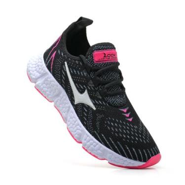 Imagem de Tenis Feminino Olimp Caminhada Academia Look Shoes, Preto, 35