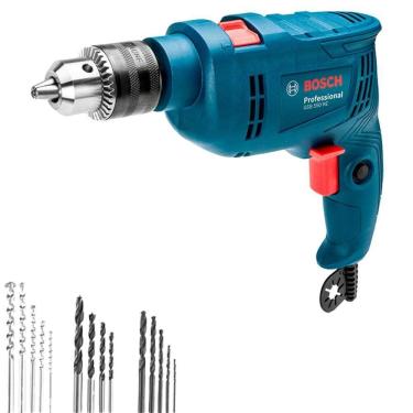 Imagem de Furadeira De Impacto Gsb 550 Re Com 14 Acessórios De 550 Watts 110 Volts - 06011b60d4000 - Bosch