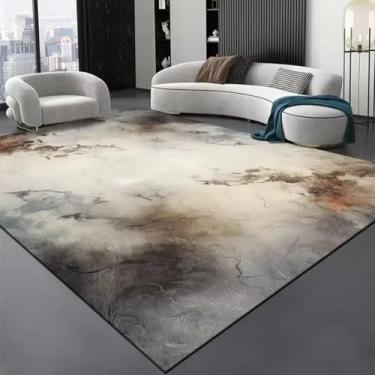 Imagem de Cobertor de cama para sala de estar, quarto, veludo cristal, macio, sujo, fácil de cuidar, carpete, decoração para casa (140 x 200 cm, 55 x 79 polegadas/NSJR-494)