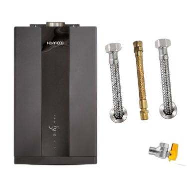 Imagem de Kit Aquecedor Komeco KO26BK 26L GN + Acess. Ligação