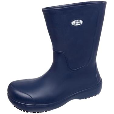 Imagem de Bota Botina Cano Alto Açougueiro Absorção de Impacto Impermeavel EVA Emborrachado Super Macia Tamanho:37;Cor:Marinho;Gênero:Masculino;Departamento BS:Esporte