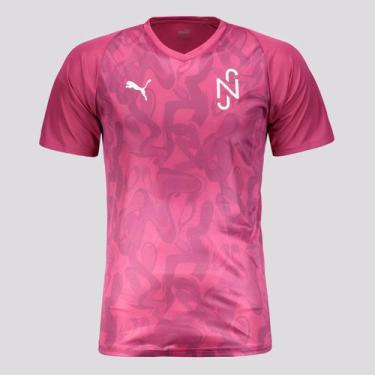Imagem de Camiseta Puma Neymar Jr NJR AOP 22 Rosa, M