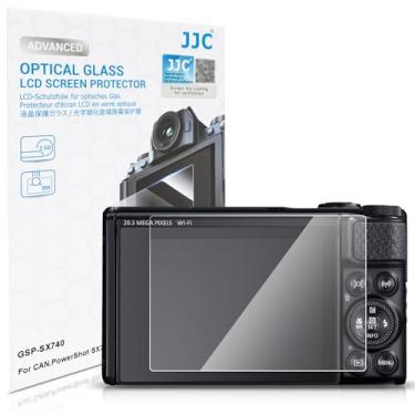 Imagem de Kiorafoto Protetor de tela de câmera especialmente projetado para câmera digital Canon PowerShot SX740 HS, antirarranhões, anti-impressões digitais, dureza 9H, resistente, ultra HD, película protetora