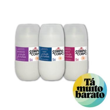 Imagem de Davene Desodorante CORPO A CORPO Rollon 50ml Natural ,Suave ou Envolvente.