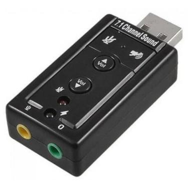 Imagem de CONVERSOR ADAPTADOR PLACA DE SOM 7.1 USB ENTRADA P2 TO FONE DE OUVIDO