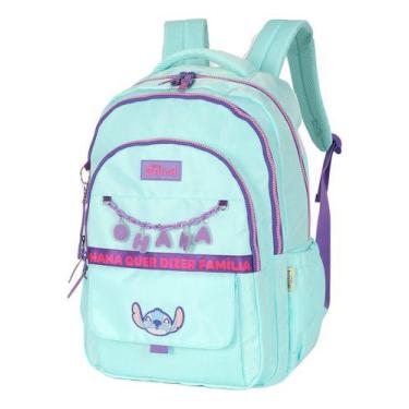 Imagem de Mochila Costas Porta Notebook Original Stitch Ohana - Luxcel, Turquesa
