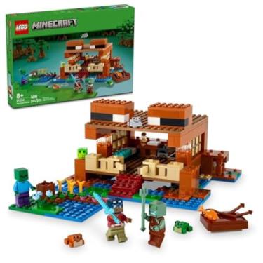 Imagem de LEGO® Minecraft® A Casa Sapo: Brinquedo de Montar com Animais para Crianças