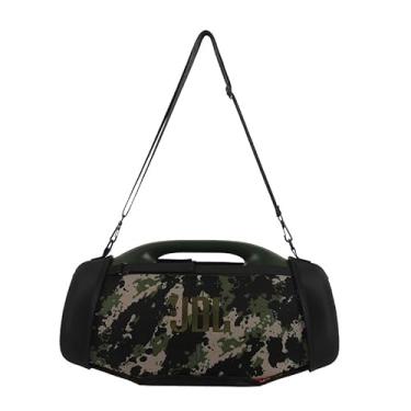 Imagem de Hzycwgone Alça de transporte para JBL Boombox 4 – Alto-falante portátil à prova d'água mais potente, capa para transporte Boombox 4 para viagem, alça de ombro e bolsa (preto)