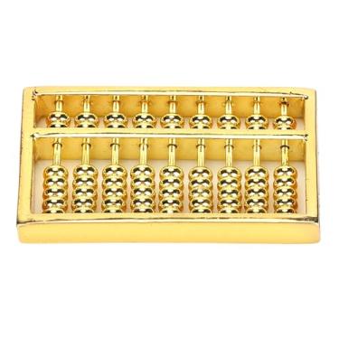 Imagem de RiToEasysports Mini Ferramenta de Contagem de ábaco Chinês de Latão para Crianças e Adultos, Calculadora Matemática Estilo Vintage à Mão para Ligação Pai-filho