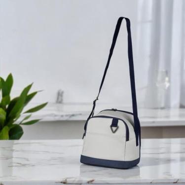 Imagem de Bolsa Térmica 8L – Mantém Marmitas e Alimentos Quentes ou Frios, Compacta, Portátil e com Alça Regulável