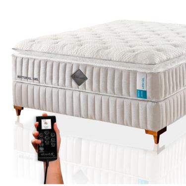 Imagem de Colchão De Látex Qgel Com Cobre Box Solteiro 88x188cm