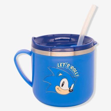 Imagem de Caneca Flip Infantil Sonic