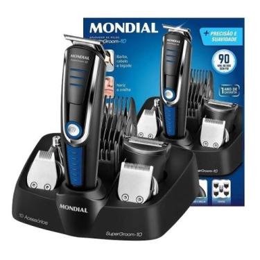 Imagem de Máquininha Barbear Cabelo Fazer Pézinho Depilar Recarregável - MONDIAL