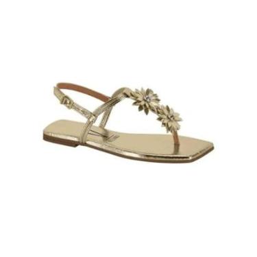 Imagem de Sandália Vizzano Rasteira De Dedo Flores-Feminino