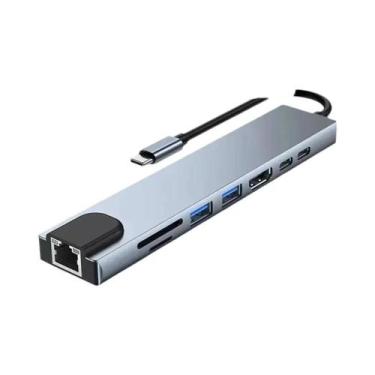 Imagem de Hub USB C 8 Em 1, 7 Em 2, 7 Em 1, 3 Em 1 Tipo C, Adaptador HDMI 31 Par