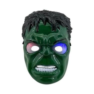 Imagem de Máscaras De Cosplay LED Para Crianças Do Homem-Aranha, Homem De Ferro,