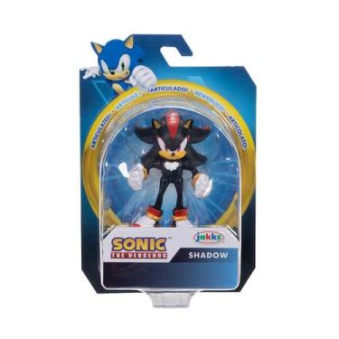 Imagem de Boneco Articulado Shadow 6cm Jakks - Sunny - Sonic