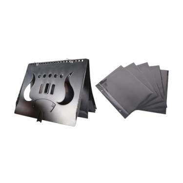 Imagem de YIJU Organizador de Partituras, Pasta para Música com 5 Janelas e 2 Furos para Apresentações de Palco