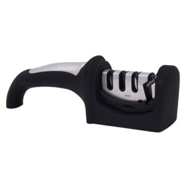 Imagem de Afiador de Facas e Tesouras 4 em 1 – Afia, Amola, Dá Acabamento e Repara Lâminas com Precisão