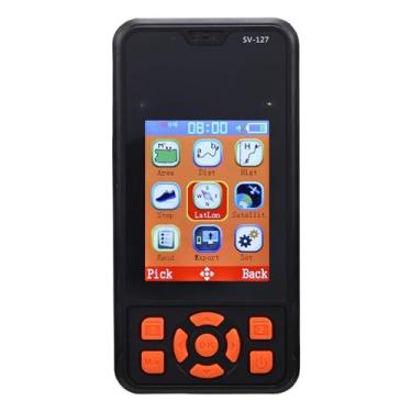 Imagem de Generic Instrumento de Medição de Terreno GPS Portátil, Medidor de Levantamento de Distância de área de Alta Precisão para Jardim de Fazenda Com Tela LCD de 2,4 Polegadas e Bateria de
