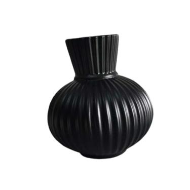 Imagem de MotiveTech Vaso de flores elegante e moderno para arranjo floral, ideal para mesa de centro, sala de estar, festas, Ano e inauguração de casa, Black M