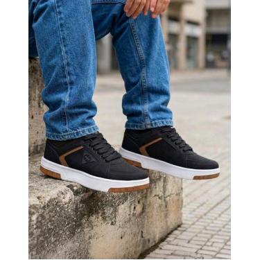 Imagem de Tênis Ollie Masculino Volt2 Street Skate, Preto, 39