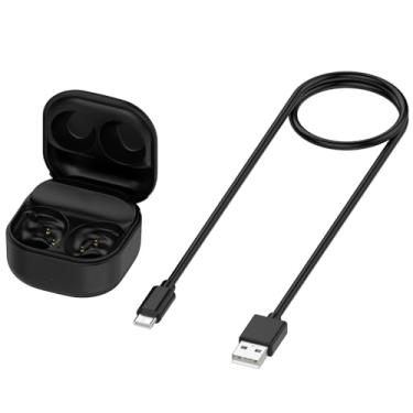 Imagem de Capa de carregamento de fones de ouvido Bluetooth de substituição para fones de ouvido Bluetooth Samsung Galaxy Buds FE SM-R400 com cabo