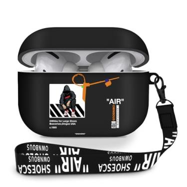 Imagem de Capa compatível com Airpods Pro 3 (2025), capa protetora de silicone macio com estampa de sapato para Apple AirPods Pro 3ª geração, capa para Airpod Pro 3 com cordão e chaveiro para homens/meninos