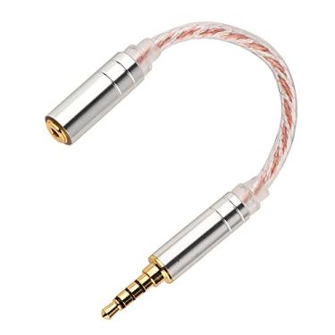 Imagem de Cryfokt Cabo Adaptador de Fone de Ouvido Emotion-Cabo de áudio de Som Completo para HiFiman ZX300A para Dispositivos de Interface de Fonte de 3,5 Mm (3,5 revolução balanceada 2, fêmea balanceada)