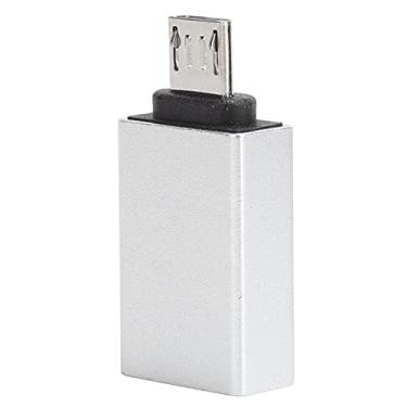 Imagem de Cryfokt Conector Micro OTG Convert para Telefones - Adaptador USB para para Transmissão e Carregamento de Dados - Revestimento de Liga de Alumínio Resistente Adequado para Notebooks, Telefones,