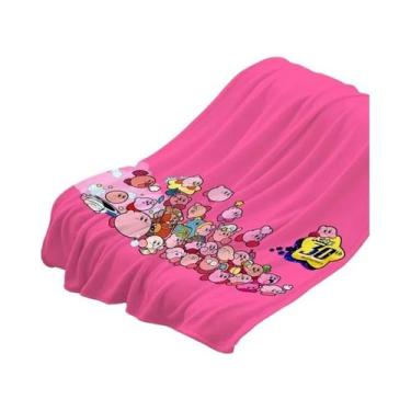 Imagem de Cobertor De Sofá Quente E Macio De Fleece K-Kirbys, Microfibra Adoráve