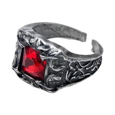 Imagem de Anéis Vintage Masculinos Dark Souls, Anel Da Cicatriz Do Demônio De Ha