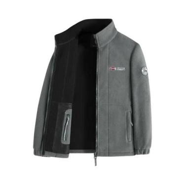 Imagem de Jaqueta De Fleece Masculina plus Size 2025, Grossa, Quente, À Prova De