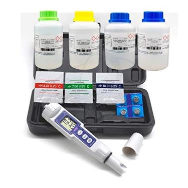Imagem de Phmetro Medidor de pH Portátil Kasvi com todos tampões e KCL 500ML