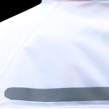 Imagem de Fafeicy Conjunto de Roupa de Chuva Dividida, Capa de Chuva de PVC Impermeável e Calças de, Respirável à Prova de para Ciclismo Ao Ar Livre e Atividades para Homens e Mulheres (L)