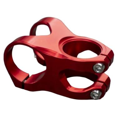 Imagem de Mesa de guidão curta para MTB 31,8x35mm em liga de alumínio para bicicletas de corrida, downhill e estrada.(Red)
