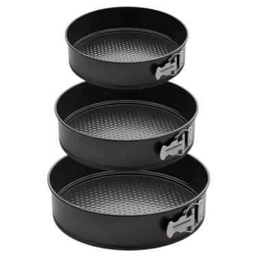 Imagem de Conjunto de 3 Formas de Fundo Removível 24/26/28 cm - Assadeira Antiaderente com Fundo Removível (Kit com 3)