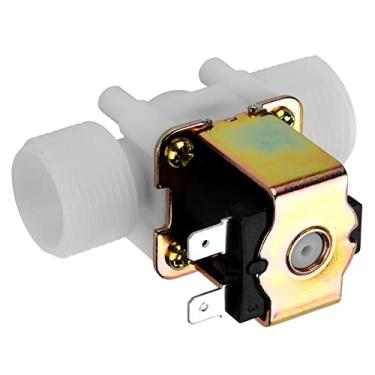 Imagem de Válvula de entrada de água NC e estável para suprimento, limpeza automática adequada de equipamentos elétricos interruptor eletromagnético normalmente fechado de plástico nan transmissão mecânica