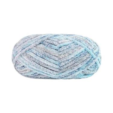 Imagem de Fio De Lã De Veludo Super Macio 100g Material De Tricô Grosso Para Cha