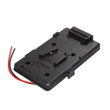 Imagem de Adaptador de Placa Mochila Bateria para Sapatilha V-Mount V-Lock Externa DSLR Câmera Vídeo Luz com Conector D-Tap Power Tap