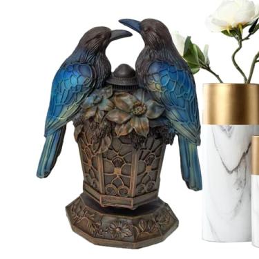 Imagem de Lâmpada Pássaro - Luz Noturna Decorativa Animal de Resina,Estátua Pássaro Luminária de Escritório | Para Quarto Sala de Estar Mesinha de Cabeceira Canto