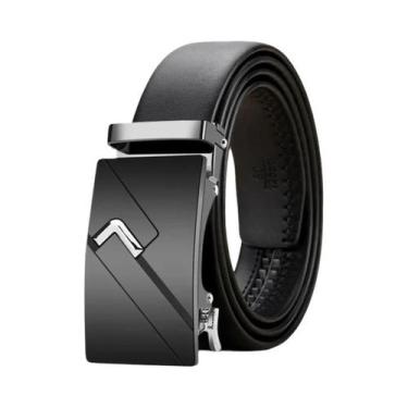 Imagem de Cinto Masculino De Couro Genuíno Estilo Minimalista Para Negócios Durá