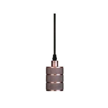 Imagem de Luminária Pendente Industrial Simples Soquete E27 Dot Metal Rock  - Ta