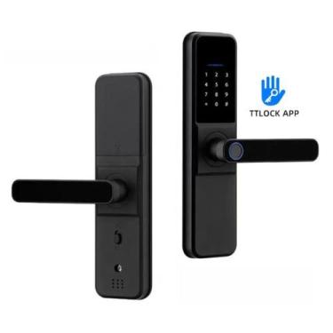 Imagem de Fechadura Beluni Black WP 439 TTLock Biométrica