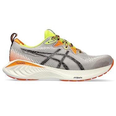 Imagem de ASICS Tênis de trilha masculino GEL-CUMULUS 25, Banho natural/limão neon, 38