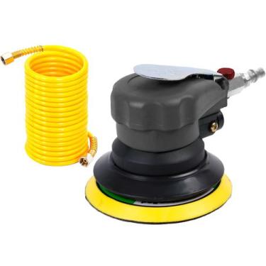 Imagem de Lixadeira Pneumática Roquite S/ Aspiração + Mangueira 1/4 - Sigma Tool