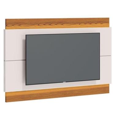 Imagem de Painel para TV Classic 1.4 Off White Freijó com Led  Imcal