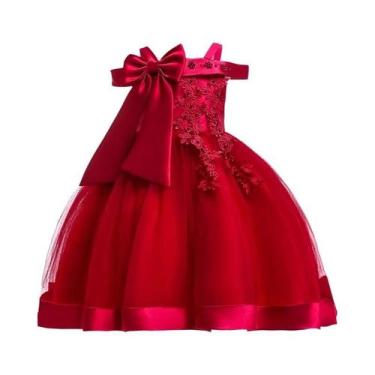 Imagem de Vestidos De Festa De Natal Para Meninas De 3 a 10 Anos, Elegante Vesti