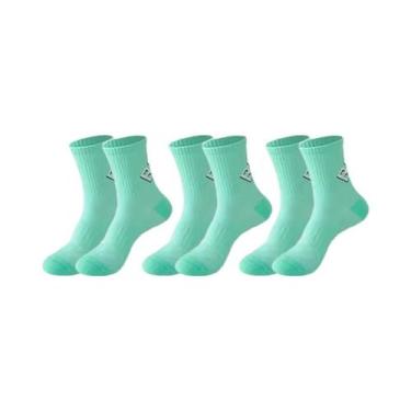 Imagem de Meias De Corrida Unissex De Cano Curto 2 Pares Com Sola Acolchoada Par